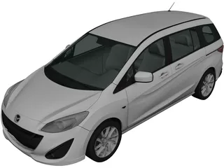 Mazda 5 (2011) 3D Model 3D Preview
