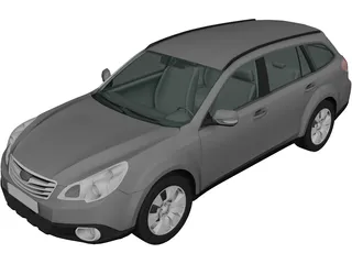 Subaru Outback (2010) 3D Model