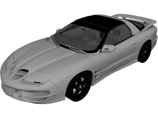 Pontiac Firebird Trans Am WS6 (2002) 3D Model