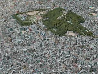 Matsuyama City, Japan (2021) 3D Model