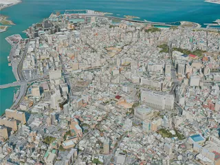 Naha City, Japan (2021) 3D Model