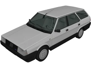 Fiat Regata Station Wagon (1987) 3D Model