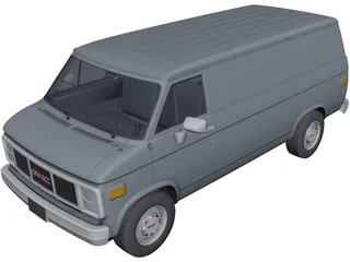 GMC Vandura (1987) 3D Model