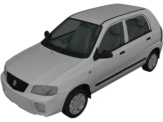 Suzuki Maruti Alto (2011) 3D Model