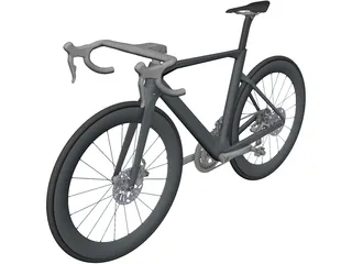 Road Bicycle CAD 3D Model
