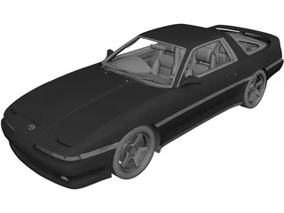 Toyota Supra (1992) 3D Model