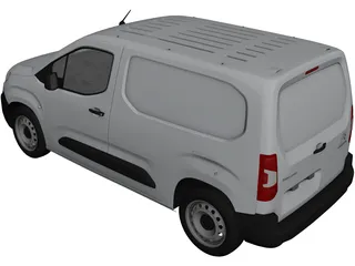 Citroen Berlingo Van SWB (2021) 3D Model