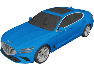 Genesis G70 (2021) 3D Model