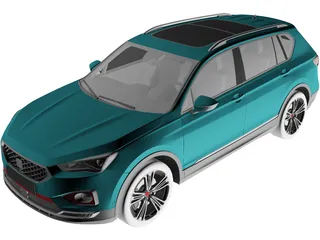 Seat Tarraco (2019) 3D Model