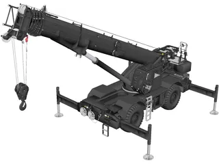 Manitiwoc GRT810 Crane 3D Model