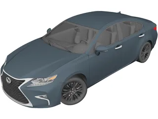 Lexus ES350 (2016) 3D Model