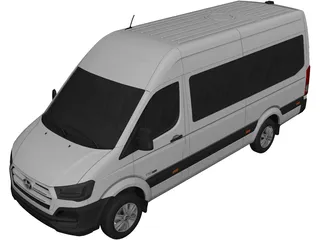 Hyundai H350 Passenger Van (2014) 3D Model