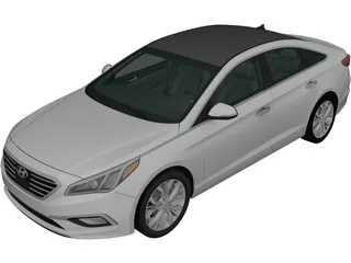 Hyundai Sonata (2014) 3D Model