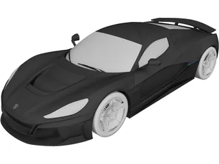 Rimac Nevera (2021) 3D Model