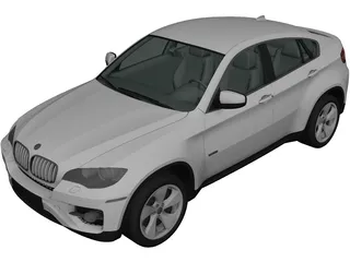 BMW X6 (2011) 3D Model