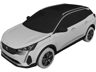 Peugeot 3008 (2021) 3D Model