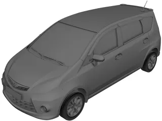 Perodua Alza (2014) 3D Model