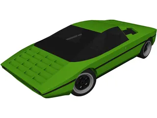 Lamborghini Bravo (1974) 3D Model