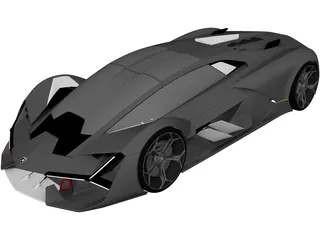 Lamborghini Terzo Millennio (2019) 3D Model