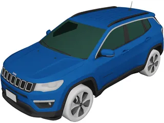 Jeep Compass (2016) 3D Model