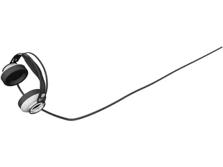 AKG Headphones K-872 3D Model