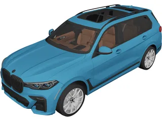 BMW X7 (2021) 3D Model 3D Preview