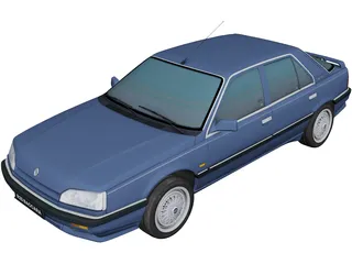 Renault R25 Baccara (1992) 3D Model 3D Preview