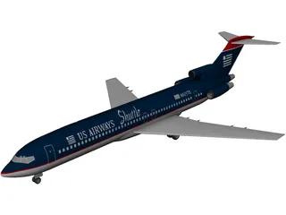 Boeing 727-300 3D Model