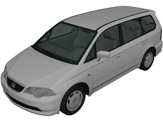 Honda Odyssey (1999) 3D Model 3D Preview
