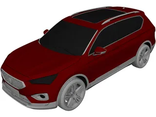 Seat Tarraco Excellence (2021) 3D Model