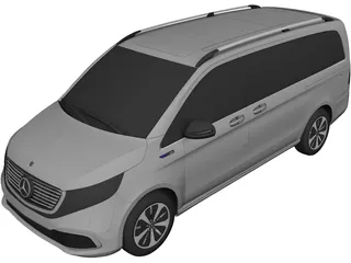 Mercedes-Benz Tourer EQV (2021) 3D Model 3D Preview