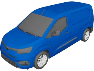 Toyota ProAce City Van (2021) 3D Model 3D Preview