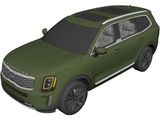 Kia Telluride (2020) 3D Model