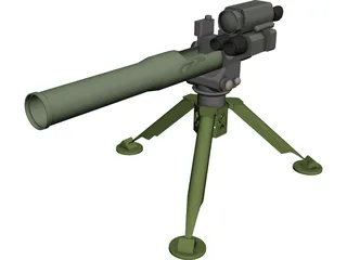 TOW Missile Launcher 3D Model