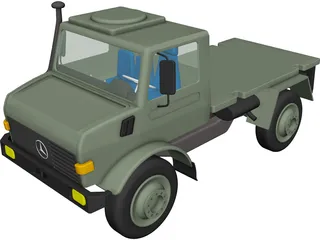 Mercedes-Benz Unimog 1300 4x4 Truck 3D Model