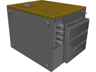 Fanuc Robotics RJ3 A-Size Control Cabinet 3D Model