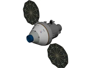 Orion Spacecraft 3D Model