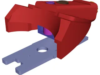 Ski Binding Toe 3D Model