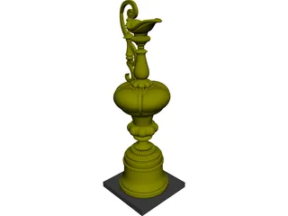 Americas Cup Trophy 3D Model