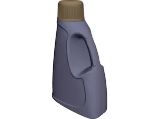 Detergent Bottle 3D Model 3D Preview