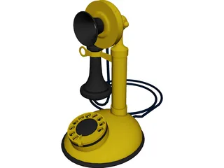 Telephone Old 3D Model