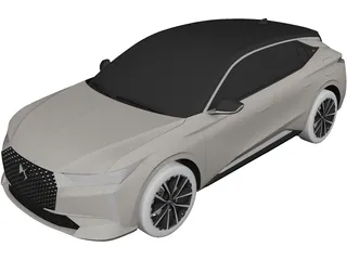 Citroen DS4 (2021) 3D Model 3D Preview