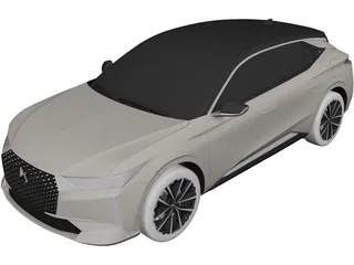 Citroen DS4 (2021) 3D Model