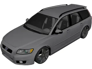 Volvo V50 3D Model