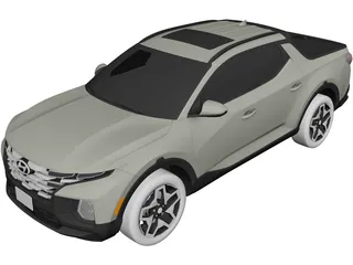 Hyundai Santa Cruz (2022) 3D Model