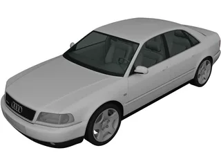 Audi A8 D2 (1999) 3D Model