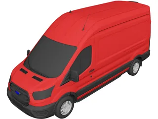 Ford Transit (2021) 3D Model 3D Preview