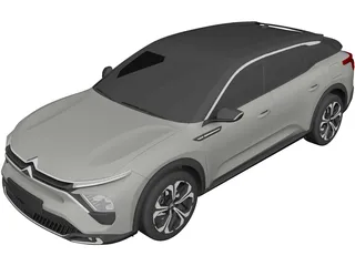 Citroen C5 X (2022) 3D Model