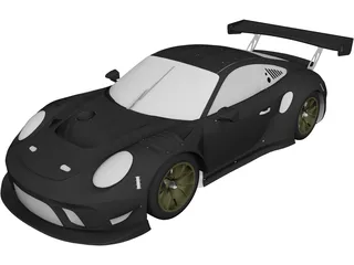 Porsche 911 GT3R (2021) 3D Model