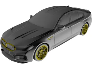 BMW M5 CS (2022) 3D Model 3D Preview